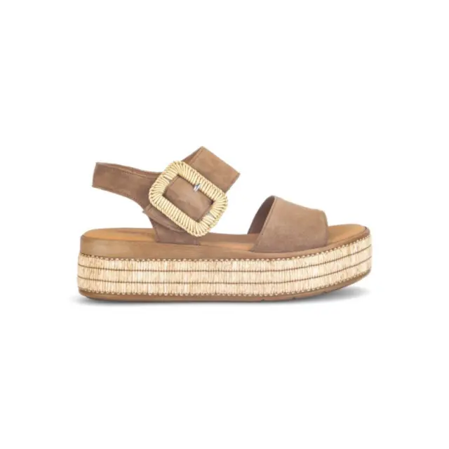 Gabor Πέδιλα Γυναικείο δέρμα Nubuck Καφέ GAB/84562 14-PEANUT