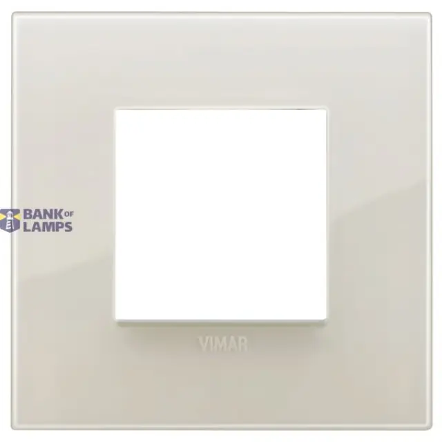 Classic plate 2M Reflex ivory white