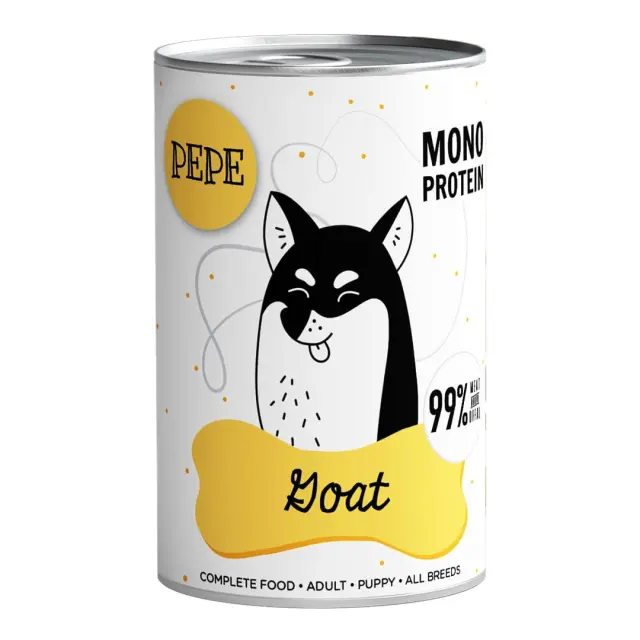 PAKA ZWIERZAKA Pepe Goat - wet dog food - 400g