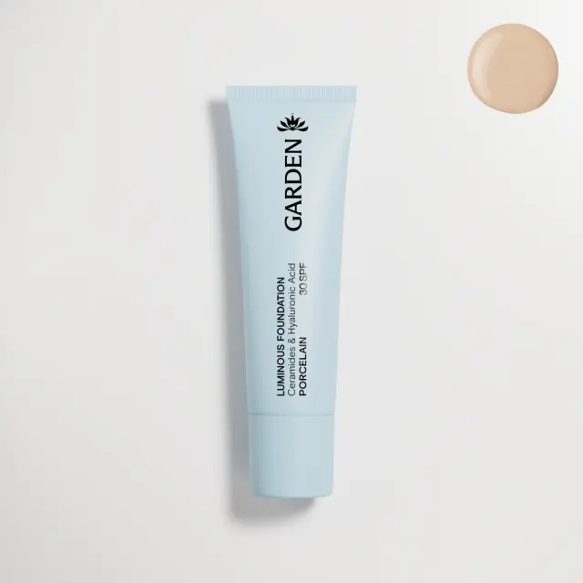 Garden | Luminous Foundation SPF30 με Υαλουρονικό Οξύ και Ceramides 102 Porcelain | 30ml