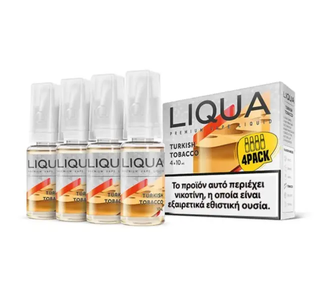 Turkish Tobacco 4 x 10ml - Liqua 6mg