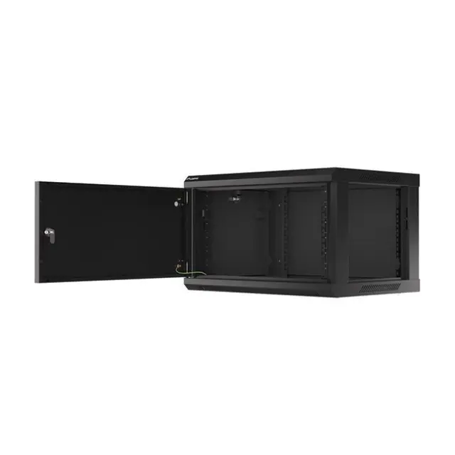 Lanberg Καμπίνα Rack 19" 6U 600X450 Black (WF01-6406-00B)