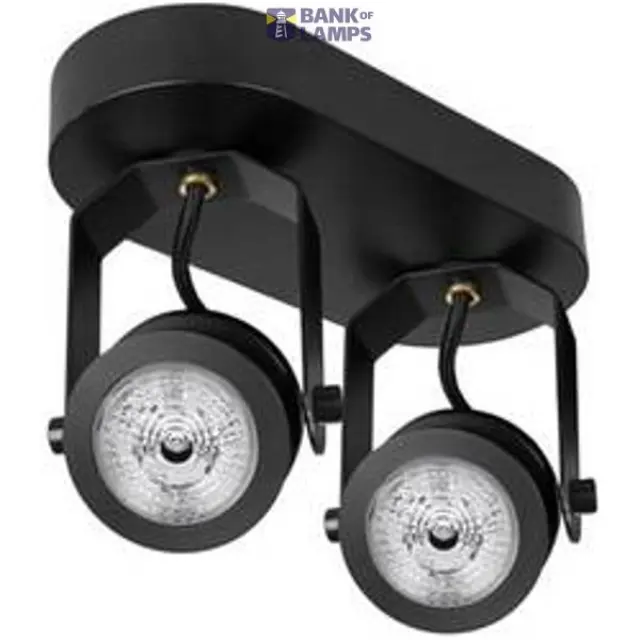 Spotlight LED Luminaire DOUBLE 12.2W 2700K IP20 Black 2*350Lm