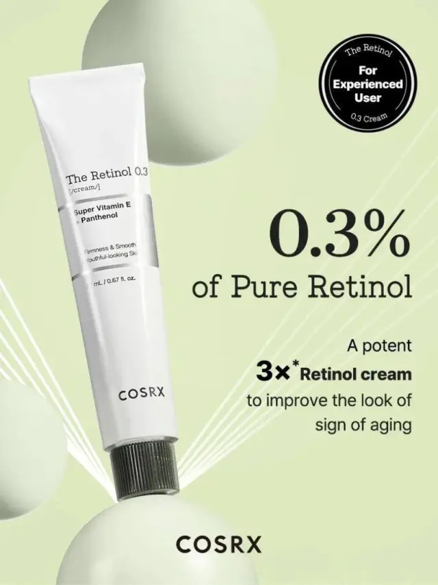 COSRX The Retinol 0.3 Cream – Ενισχυμένη φροντίδα για ώριμο ή με τάση ακμής δέρμα 2