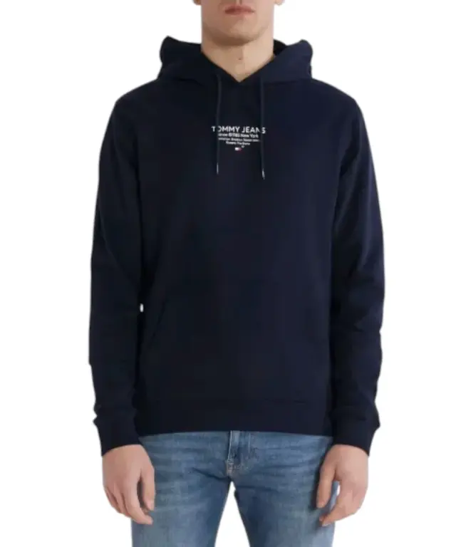 Tommy Hilfiger - Ανδρικό Φούτερ με Κουκούλα DM0DM18409-C1G Μπλε Σκούρο - 2XL 2