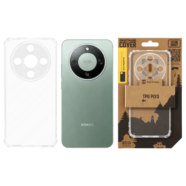 Tactical TPU Plyo Cover for Honor Magic8 Lite Transparent 3