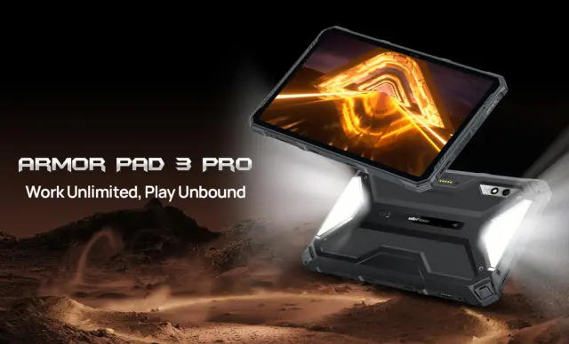 ULEFONE tablet Armor Pad 3 Pro, 10.36", 8/256GB, 33280mAh, 4G, μαύρο 2