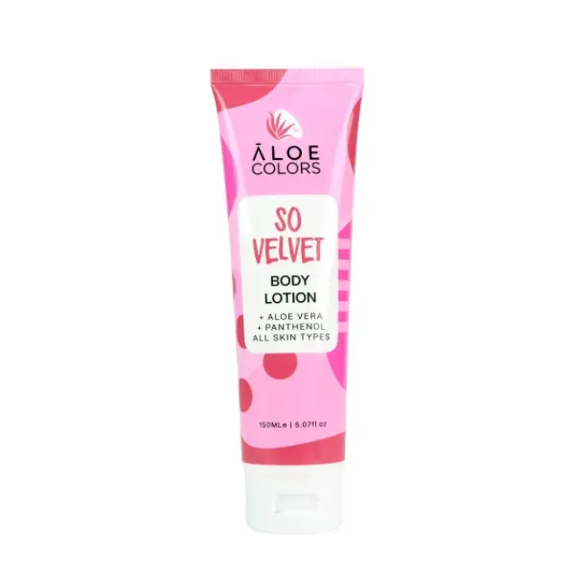 Aloe+ Colors So...Velvet Body Lotion Ενυδατικό Γαλάκτωμα Σώματος με Άρωμα Πούδρας, 150ml