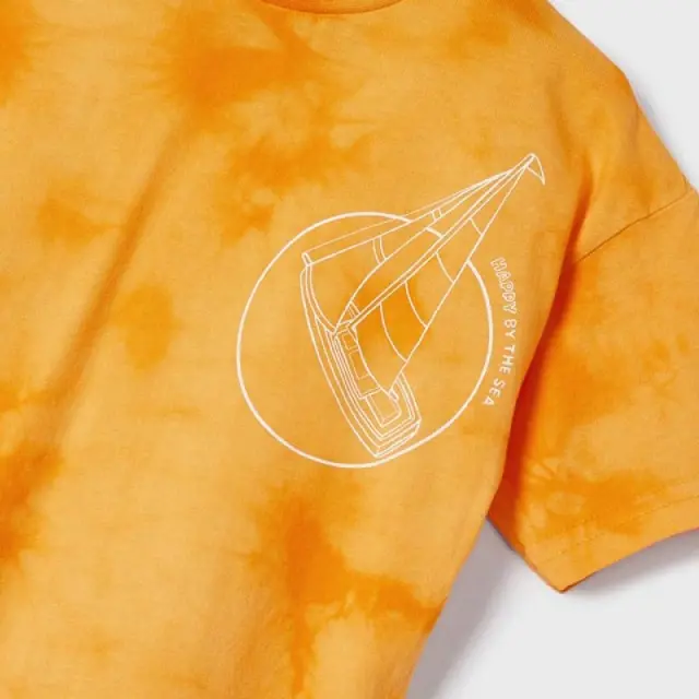 Baby 6 μηνών έως 4 ετών Μπλούζα tie dye από βαμβάκι μάνγκο 3