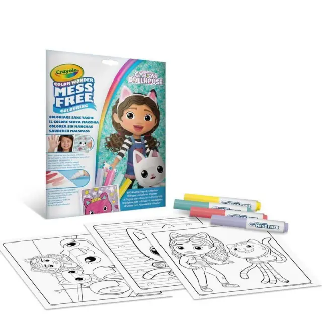 Σετ Ζωγραφικής Crayola Color Wonder Gabby's Dollhouse 2