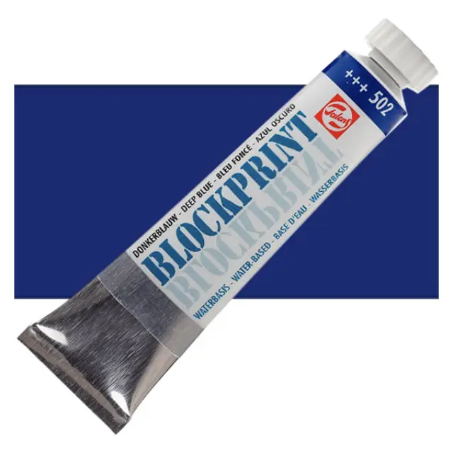 Talens Μελάνι Τυπώματος Blockprint - 502 Deep Blue - 20ml
