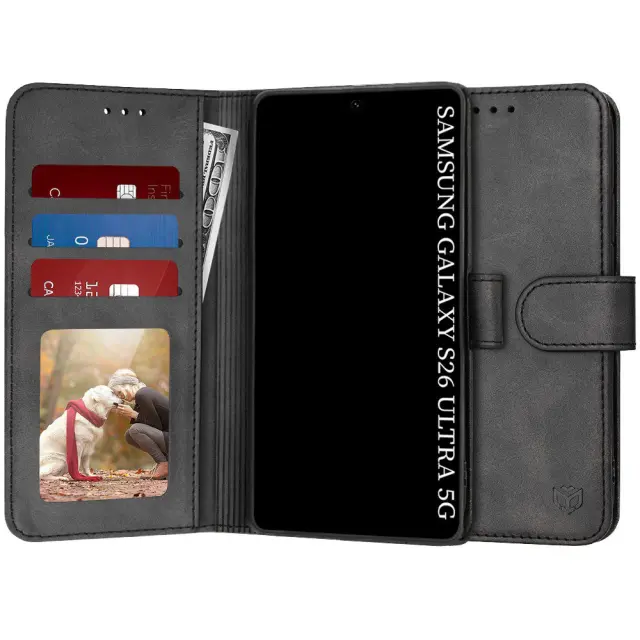 Techsuit® Diary Θήκη Βιβλίο για Galaxy S26 Ultra- Black 3