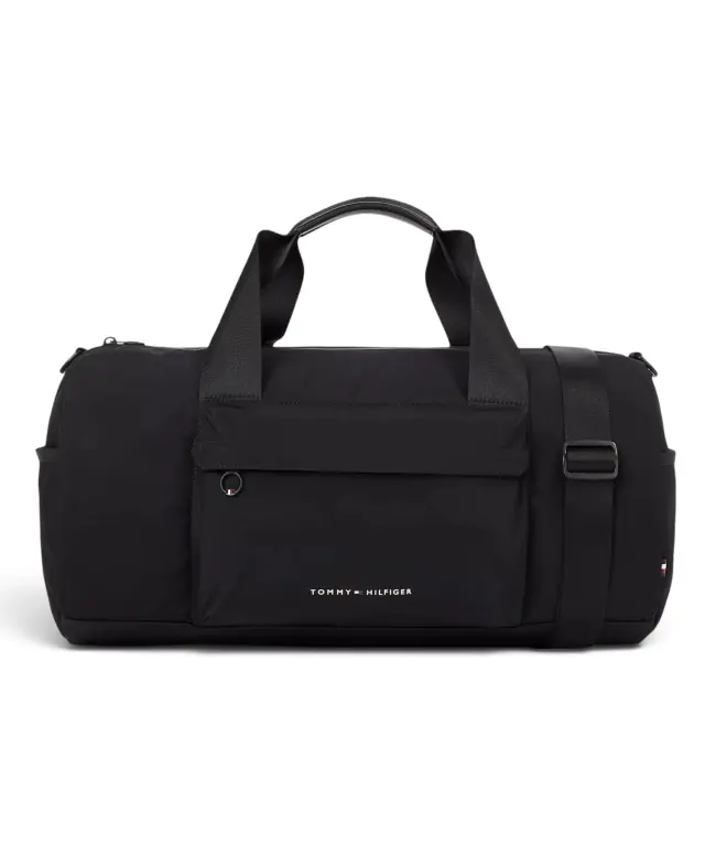Tommy Hilfiger - Ανδρικό Σακ Βουαγιάζ Th Established Duffle AM0AM08019-BDS Μαύρο
