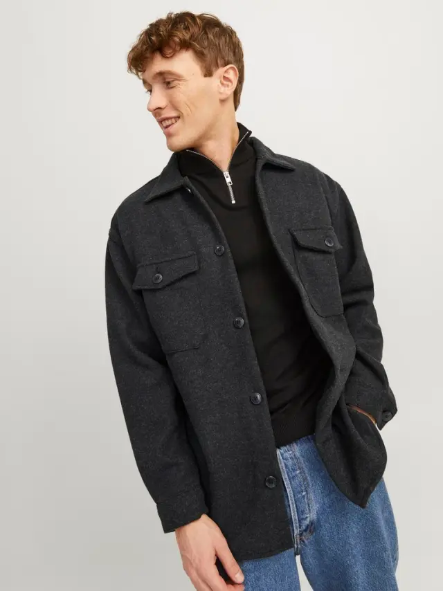 JOROLLIE OVERSHIRT LS NOOS black - XL 2
