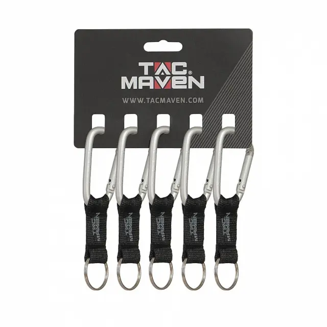 TAC MAVEN Carabiner 7mm-Carabiner από Ελαφρύ Αλουμίνιο 7mm - 02-Silver- Ασημί