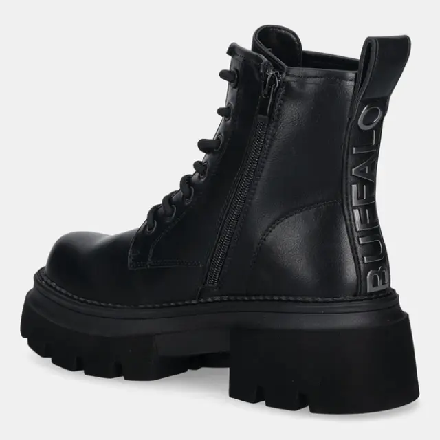 Γυναικεία Αρβυλάκια Buffalo Mave Lace Up BN1622616 Μαύρα Μαύρο - 37 2