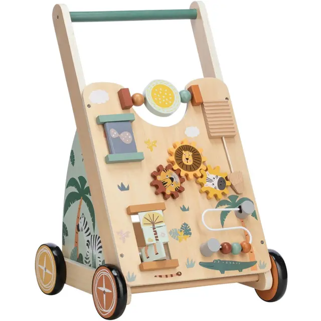 FreeON Free2Play My First Steps Ξύλινη Περπατούρα Δραστηριοτήτων 18+ Μηνών
