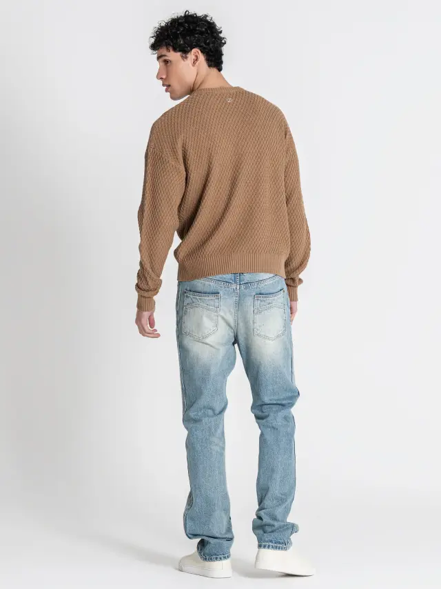 Gianni Kavanagh Ανδρικό HEXA Πλεκτό – Taupe - XL 3