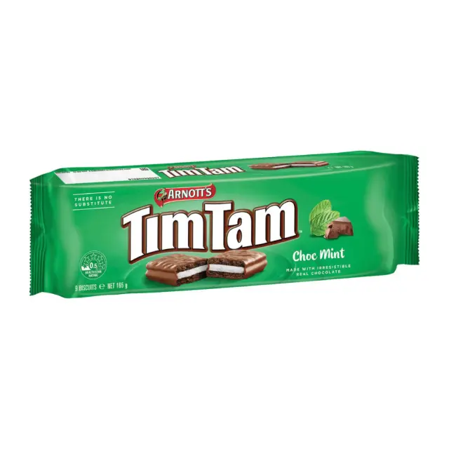 Arnott's Tim Tam Chocolate Mint 165gr