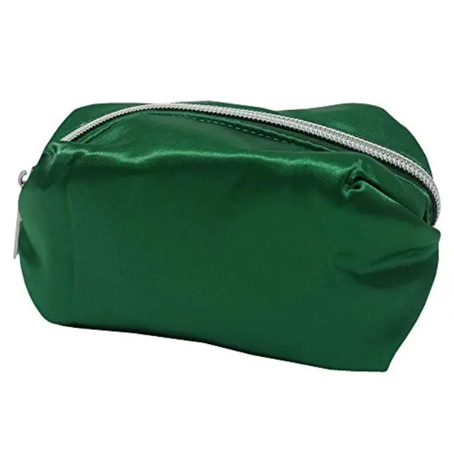 puroBIO Pouch Silver - Green - Burgundy - Green Satin