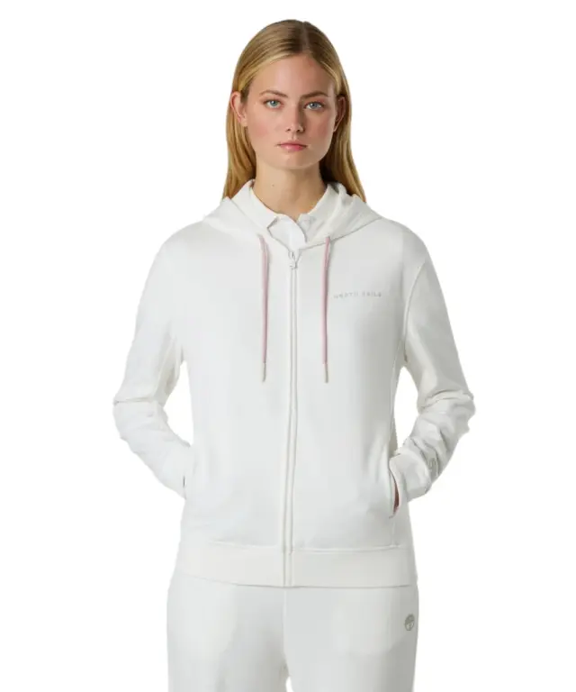 North Sails- French Terry zipper 091241-000-0105 Λευκό 2
