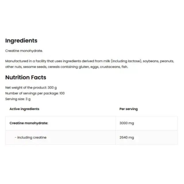 OstroVit Creatine Monohydrate 500g Natural (5902232610260) 3