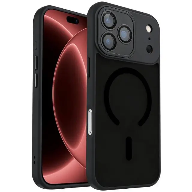 Hybrid Magsafe Matte Θήκη για iPhone 17 Pro Max/18 Pro Max-Black