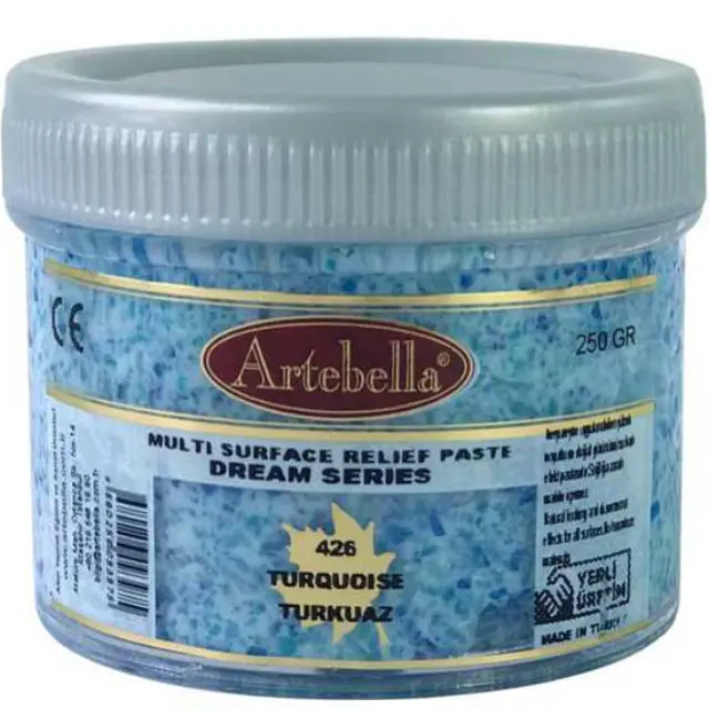 Artebella Πάστα Relief Dream Series 426 Turquoise - 250gr