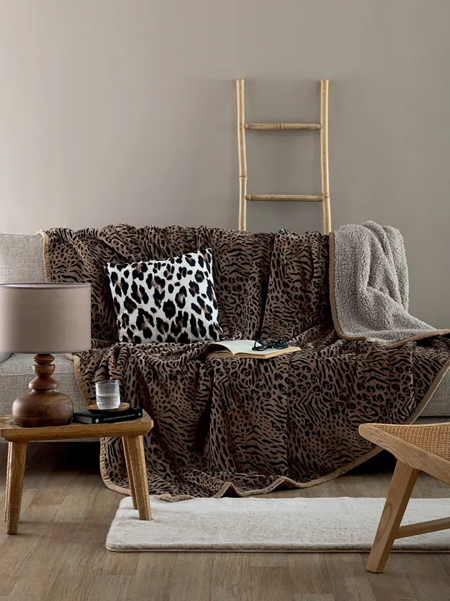 Κουβέρτα Fleece-Sherpa Palamaiki Yuki - Μονή 160 x 220