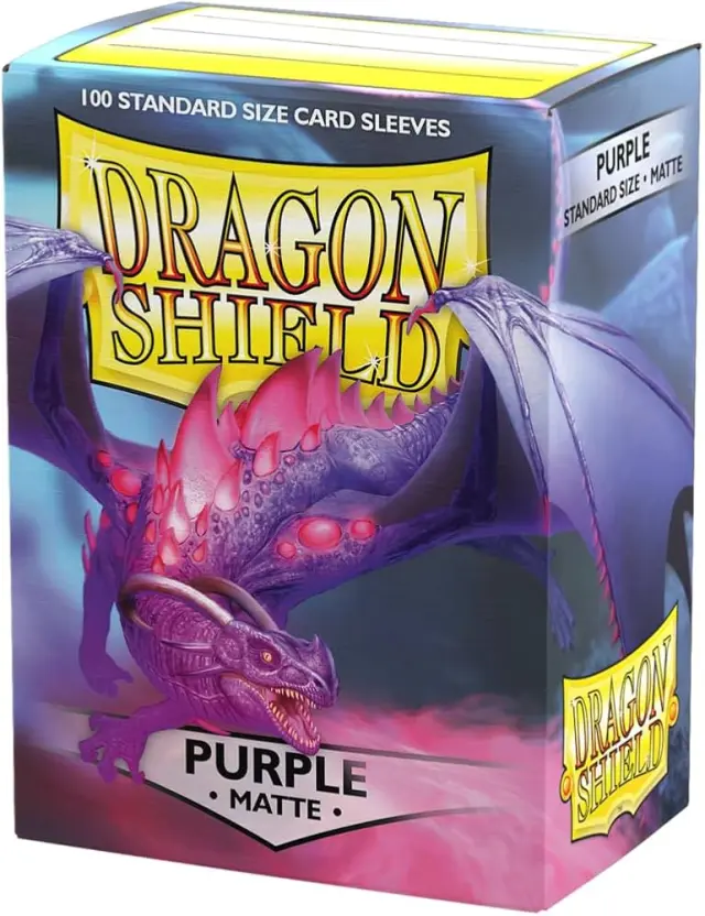 Dragon Shield Standard Sleeves - Matte Purple (100 Sleeves)