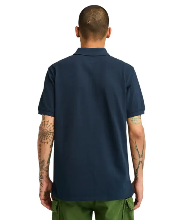 Timberland - Ανδρικό T-shirt Polo με Λογότυπο TB0A6VDP-433 Μπλε σκούρο - S 2