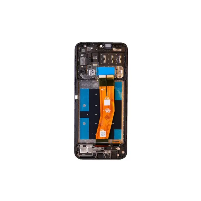 LCD display + Touch Unit + Front Cover for Samsung A145R Galaxy A14 4G Black 2