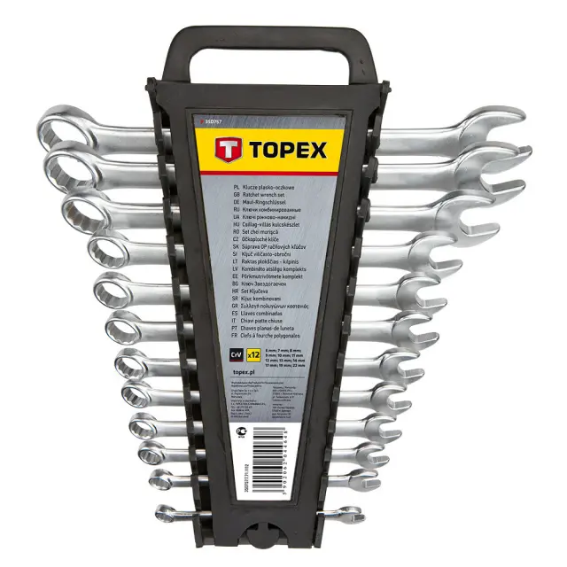 Σετ Γερμανοπολύγωνα Topex 12τμχ 6-22mm