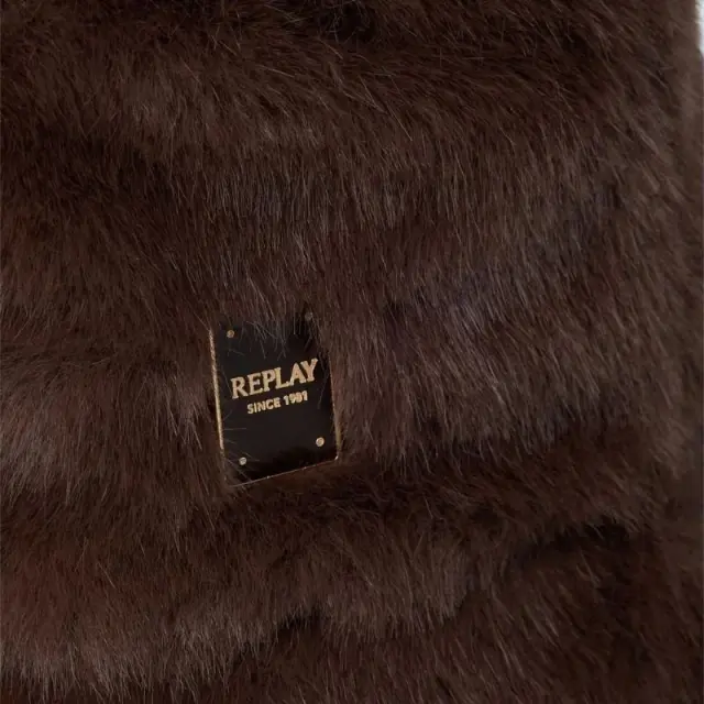 Καπέλο Replay AW00AW.000.A7243T-C06D DARK BROWN Σκούρο Καφέ - S/M 3