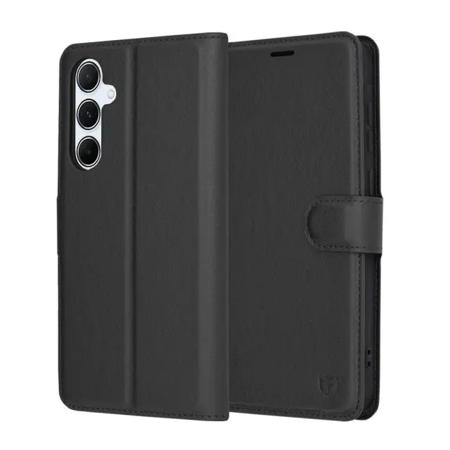 Techsuit® Leather Folio Θήκη για Samsung Galaxy A55 5G - Black