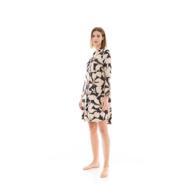 Νυχτικό Homewear BUTTONED GOLD LEAF W1331 Pink Label - XXL 2