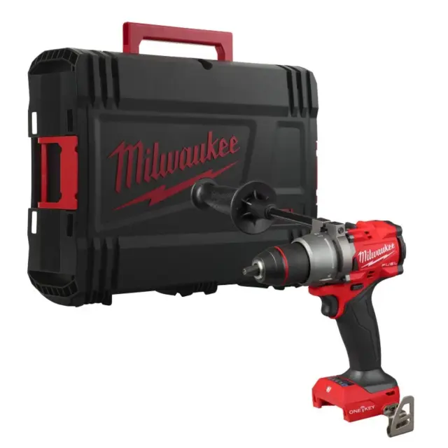 Milwaukee 4933492798 - Κρουστικό Δραπανοκατσάβιδο Μπαταρίας Brushless 18V Li-ion, M18 FUEL™ ONE-KEY™ ONEPD3-0X (Xωρίς Μπαταρία + Φορτιστή) + Κλιπ Ζώνης + Βαλίτσα