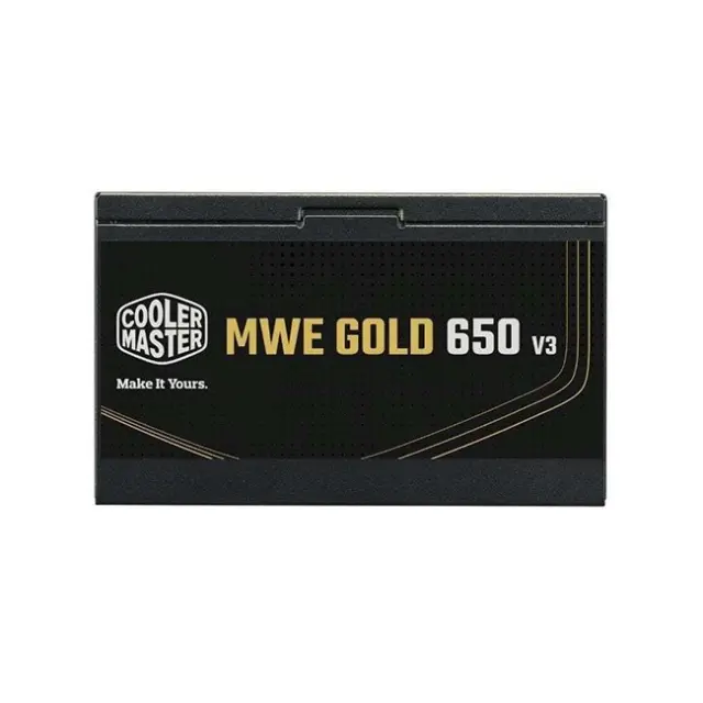 CoolerMaster MWE Gold rev. 3.0 650W Μαύρο Τροφοδοτικό Υπολογιστή Full Modular 3