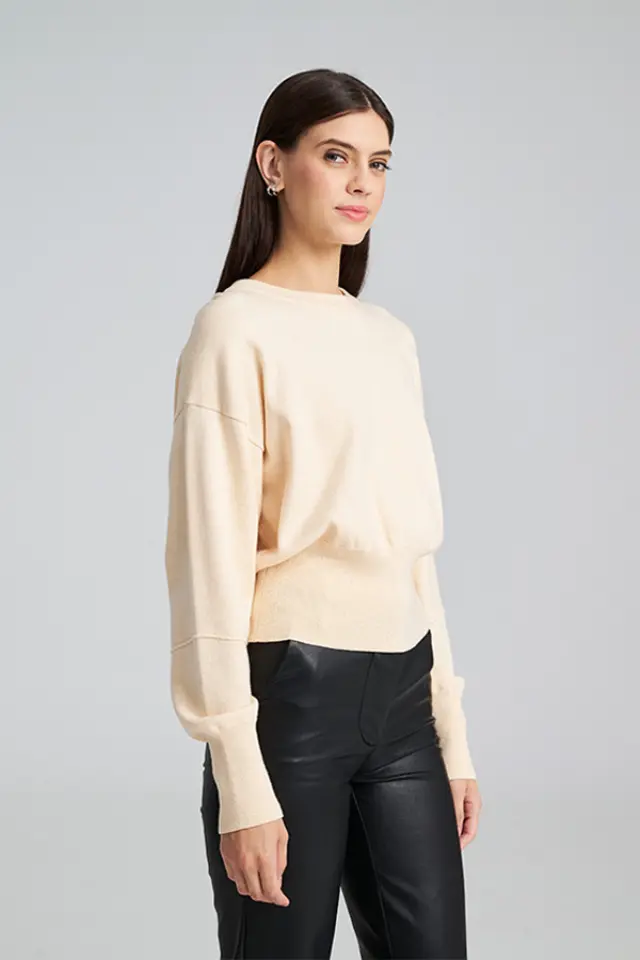 Minimal Πλεκτό με Κομψή Εφαρμογή ESTRELLA SWEATER - S 2