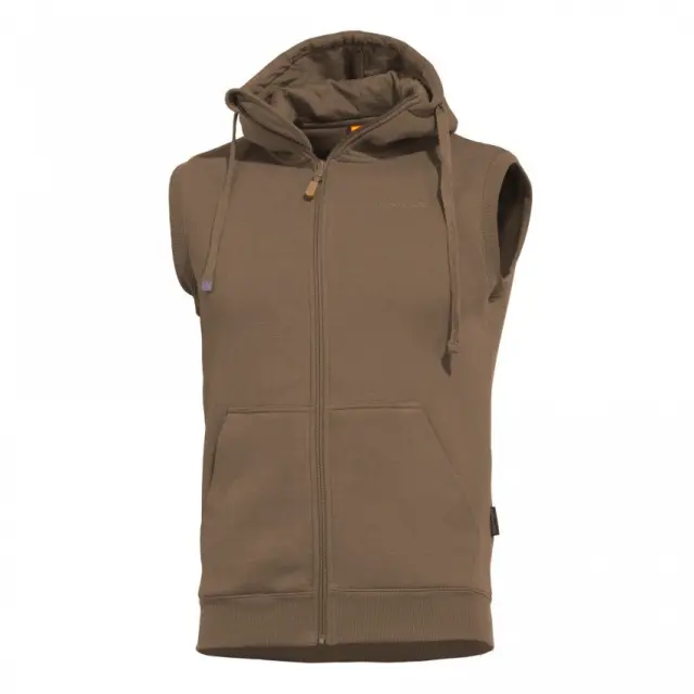 Pentagon Thespis Sweater-Φούτερ Γιλέκο για Τακτική -Καθημερινή Χρήση - 03-Coyote-Καφέ
