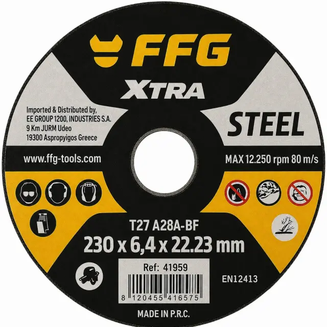ΤΡΟΧΟΣ ΛΕΙΑΝΣΕΩΣ Φ230X6,4MM FF GROUP 41959