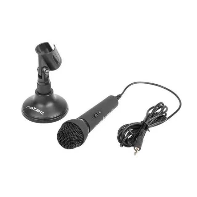 Natec Μικρόφωνο Adder Black (NMI-0776) 2