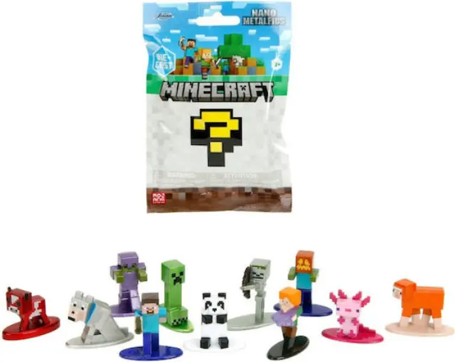 Jada Toys Minecraft Metal Figure 1τμχ (Τυχαία επιλογή) 2