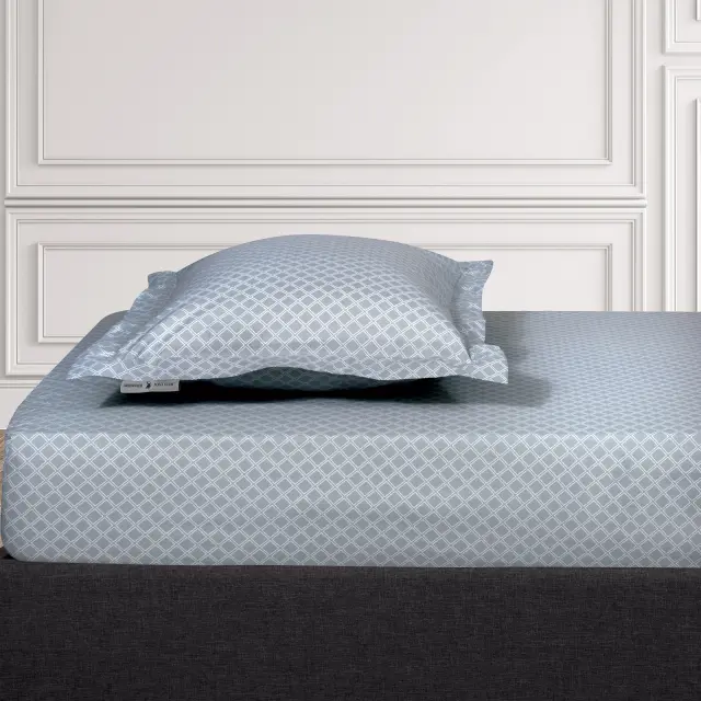Σεντόνι King Size 180x200+35 Loft Greenwich Polo Club 2510 Γκρι Με Λάστιχο70% Βαμβάκι-30% Πολυέστερ
