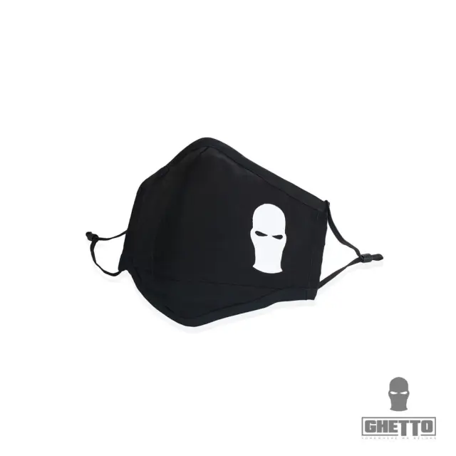Ghetto Fashion Face Mask Unisex – Black / White