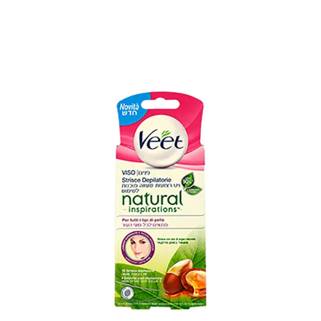 Veet Strips Προσώπου Argan Oil 16τμχ