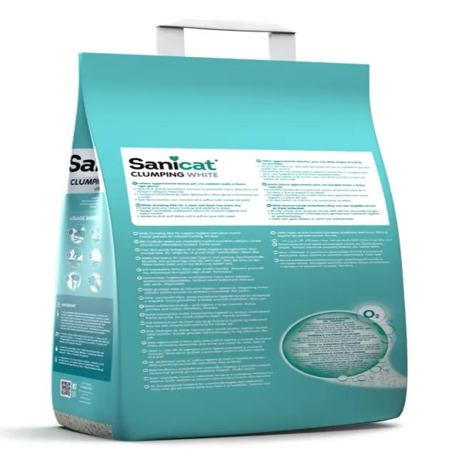 Συγκολλητική Άμμος Γάτας Sanicat Clumping White Cotton Fresh - 10lt 2