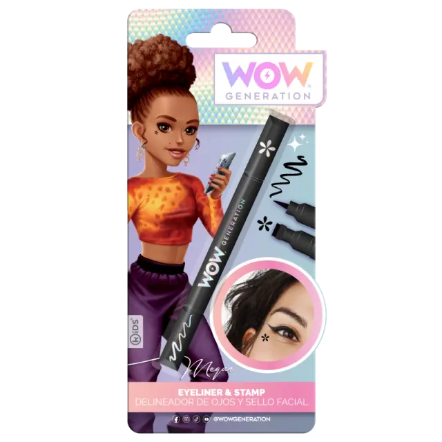 Eyeliner Wow Generation με σφραγίδα μαύρη λουλουδάκι