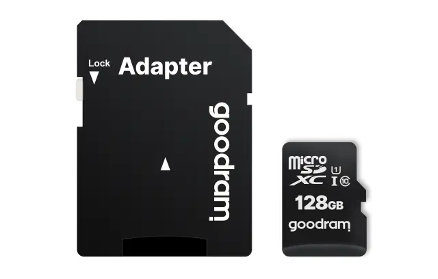 Κάρτα μνήμης Micro SDXC U1 C10 UHS-I Goodram 100MB/s 128Gb + 1 ADP N71315