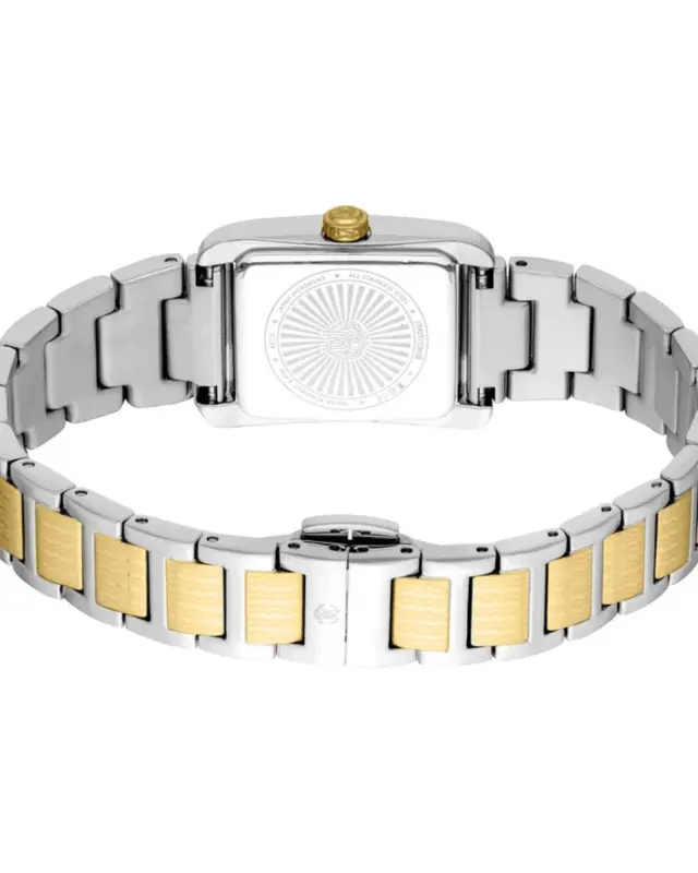 Roberto Cavalli Galante RC5L138M0085 Γυναικείο Ρολόι Ασημί / Χρυσό με Μεταλλικό Μπρασελέ - One Size 3